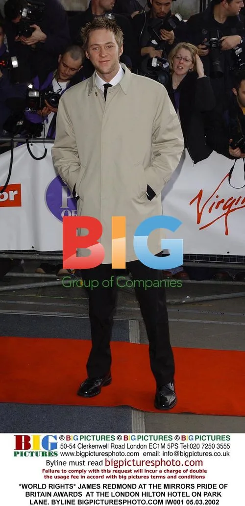 James Redmond at Pride of Britain Awards