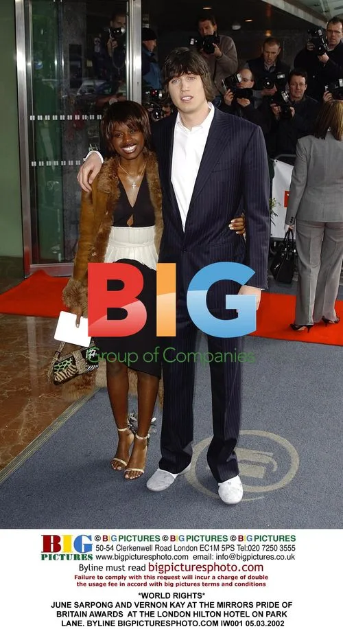 June Sarpong and Vernon Kay at Pride of Britain Awards