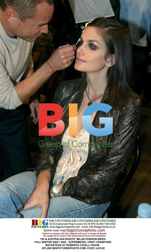 Cindy Crawford at Roberto Cavalli show