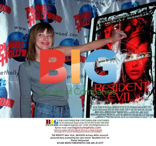 Milla Jovovich promotes "Resident Evil" movie