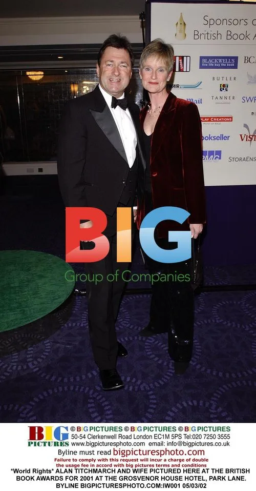 Alan Titchmarch and Wife at British Book Awards