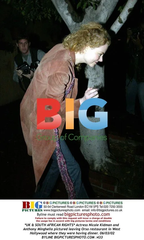 Nicole Kidman and Anthony Minghella Dining