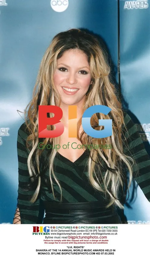 Shakira at World Music Awards in Monaco