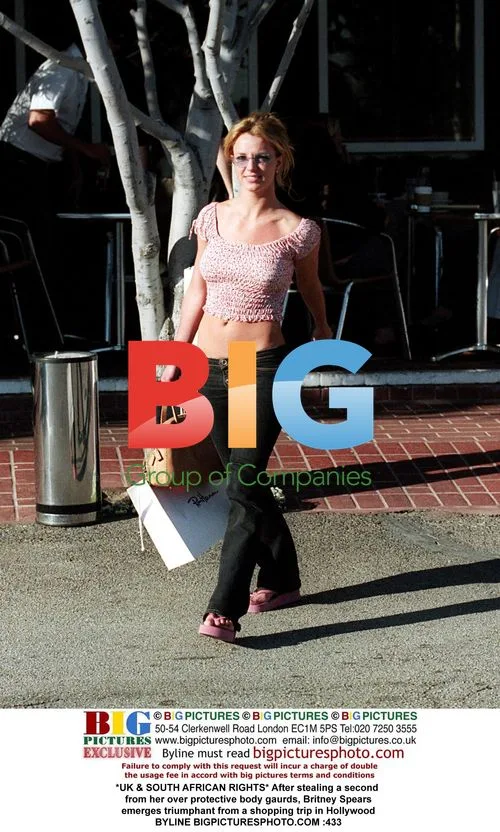 Britney Spears Emerges from Hollywood Shopping Trip