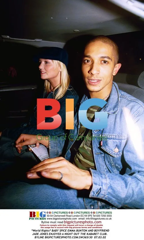Baby Spice Emma Bunton and Boyfriend Jade Jones at Kabaret Club