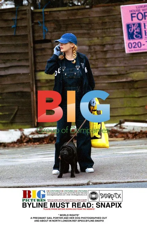 Pregnant Gail Porter Photographed in London
