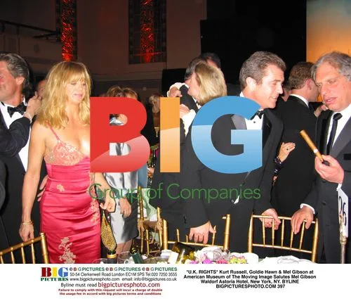 Kurt Russell, Goldie Hawn & Mel Gibson at AMMI Salute