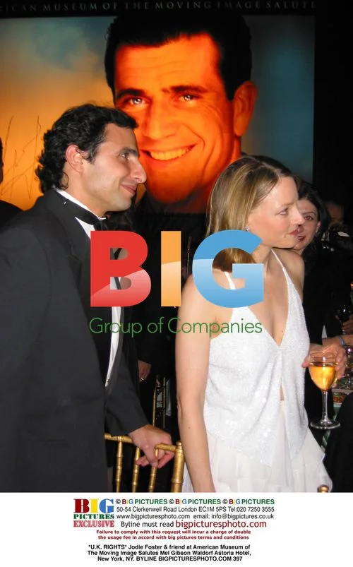 Jodie Foster & friend at Mel Gibson event
