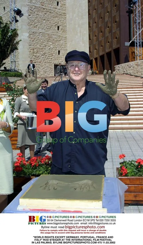 Rod Steiger at International Film Festival in Las Palmas