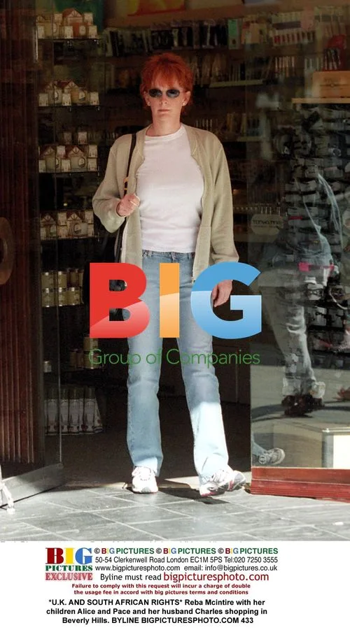 Reba Mcintire and family shopping in Beverly Hills