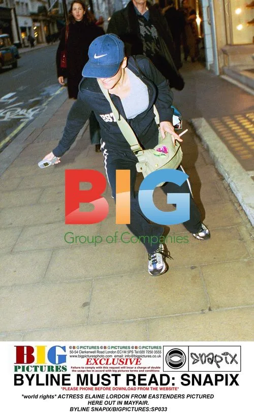 Actress Elaine Lordon Out in Mayfair