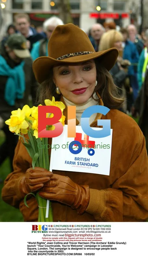 Joan Collins and Trevor Harrison launch countryside campaign