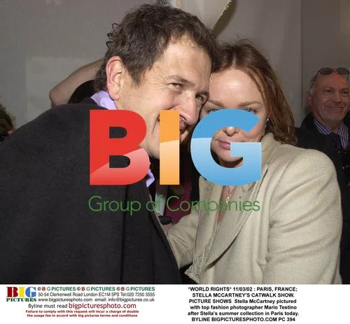 Stella McCartney and Mario Testino at Fashion Show
