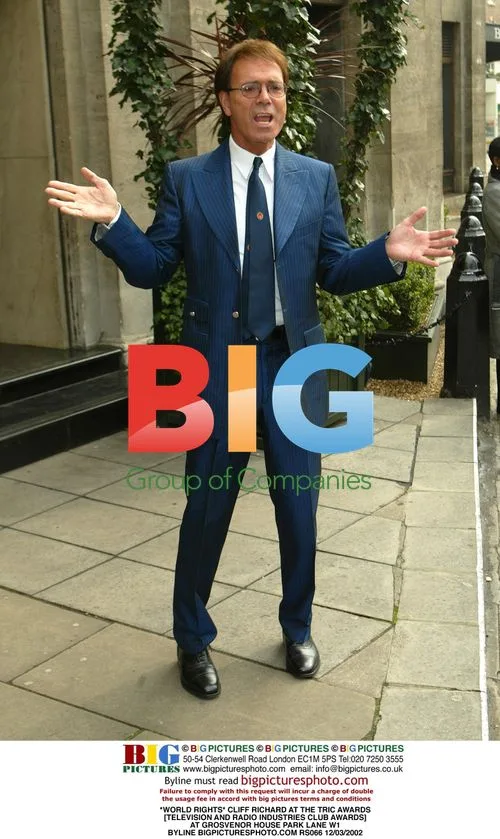 Cliff Richard at TRIC Awards 2002