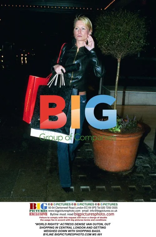 Denise Van Outen Shopping in London