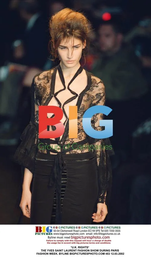 Yves Saint Laurent Fashion Show at Paris Fashion Week