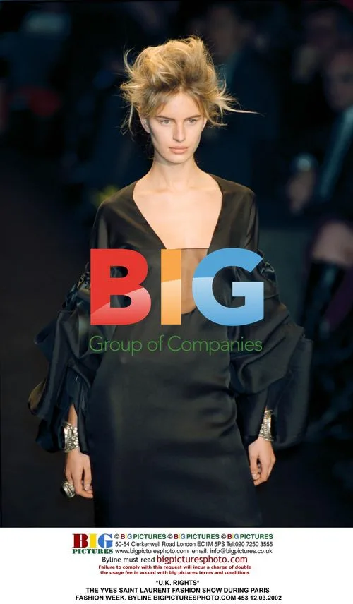 Yves Saint Laurent Fashion Show in Paris