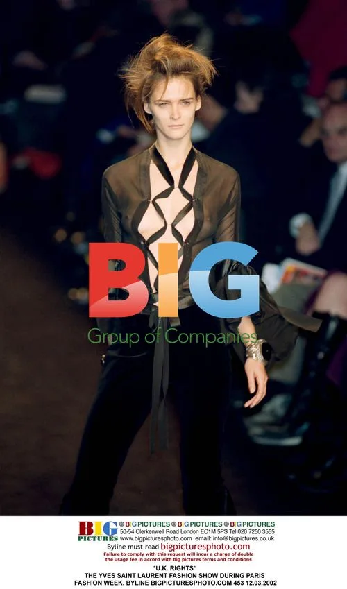 Yves Saint Laurent Fashion Show at Paris Fashion Week