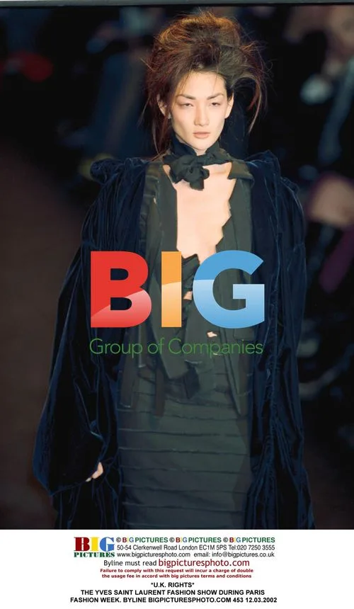 Yves Saint Laurent Fashion Show at Paris Fashion Week