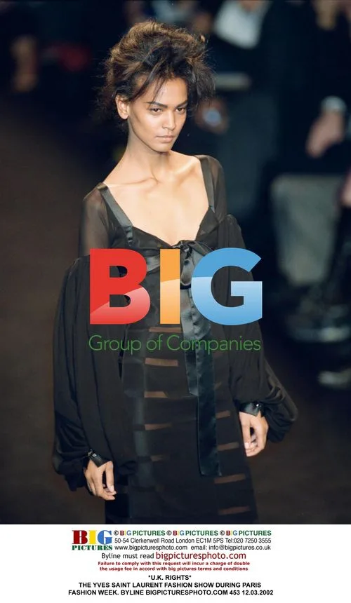 Yves Saint Laurent Fashion Show at Paris Fashion Week