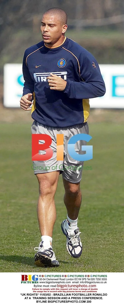 Ronaldo at training and press conference