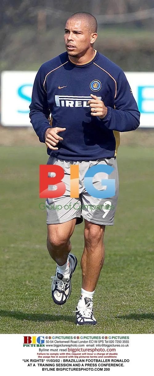 Ronaldo at Training Session and Press Conference