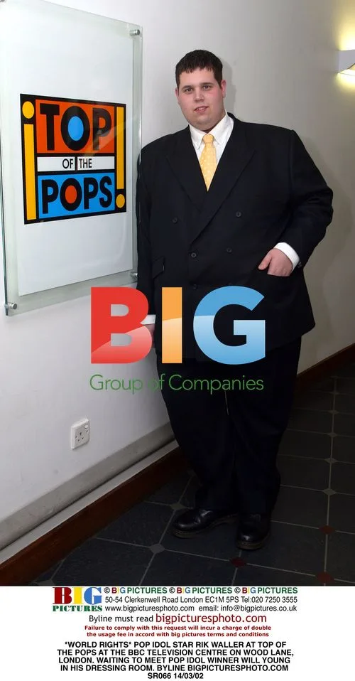 Pop Idol Star Rik Waller at Top of the Pops
