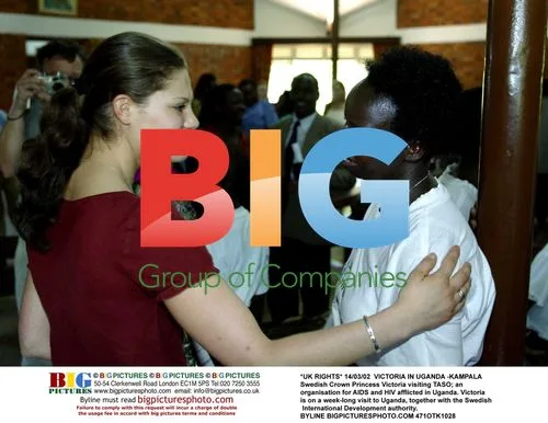 Princess Victoria Visits Ugandan AIDS Victim