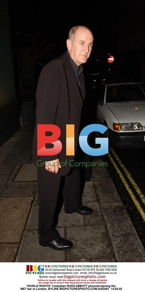 Comedian Russ Abbott leaves MET bar in London