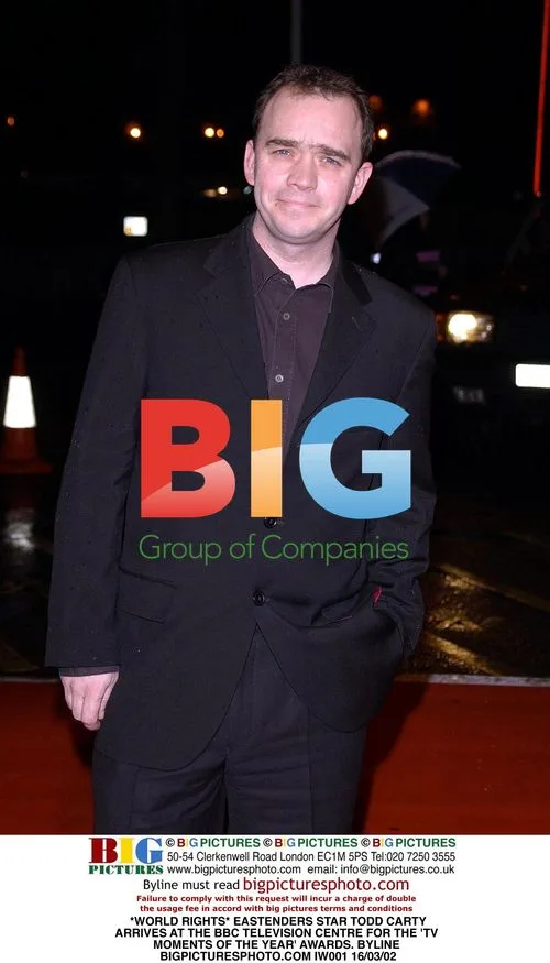 EASTENDERS STAR TODD CARTY ARRIVES AT BBC AWARDS