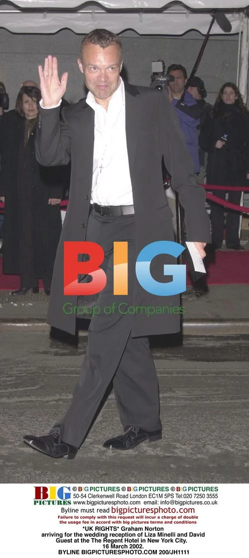 Graham Norton at Liza Minelli's wedding