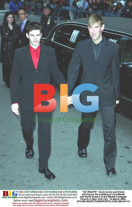 Kevin Acoin and friend at Liza Minelli wedding
