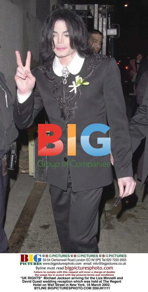 Michael Jackson at Liza Minnelli wedding