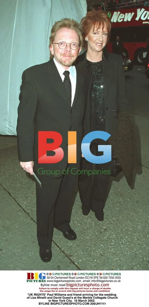 Paul Williams and friend at Liza Minelli wedding