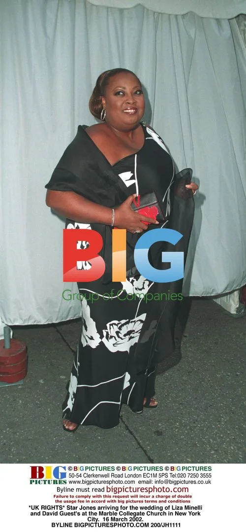 Star Jones at Liza Minelli"s wedding