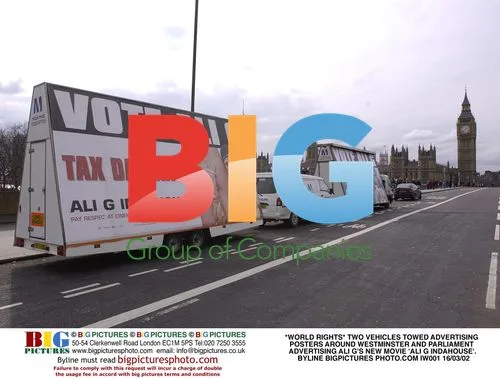 Ali G Advertising Vans in Westminster