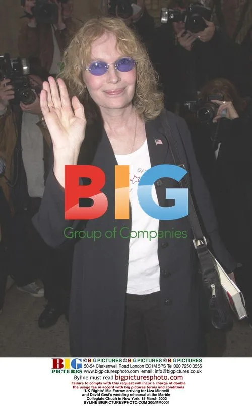 Mia Farrow Arrives for Liza Minnelli Wedding Rehearsal