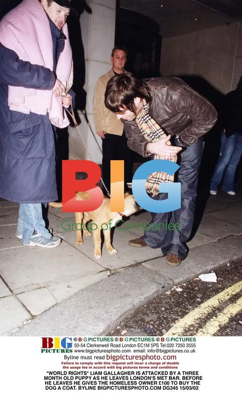 Liam Gallagher Attacked by Puppy