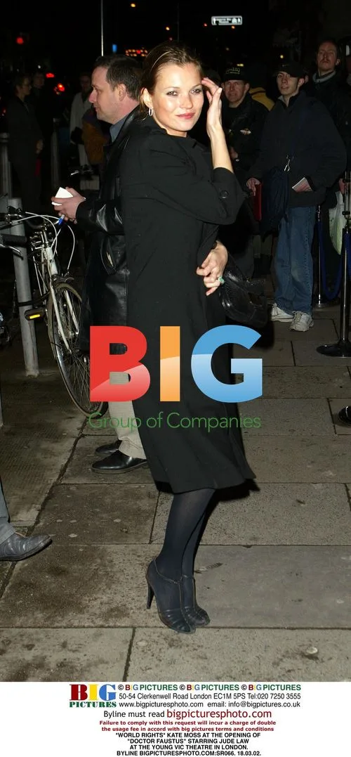 Kate Moss at "Doctor Faustus" Opening
