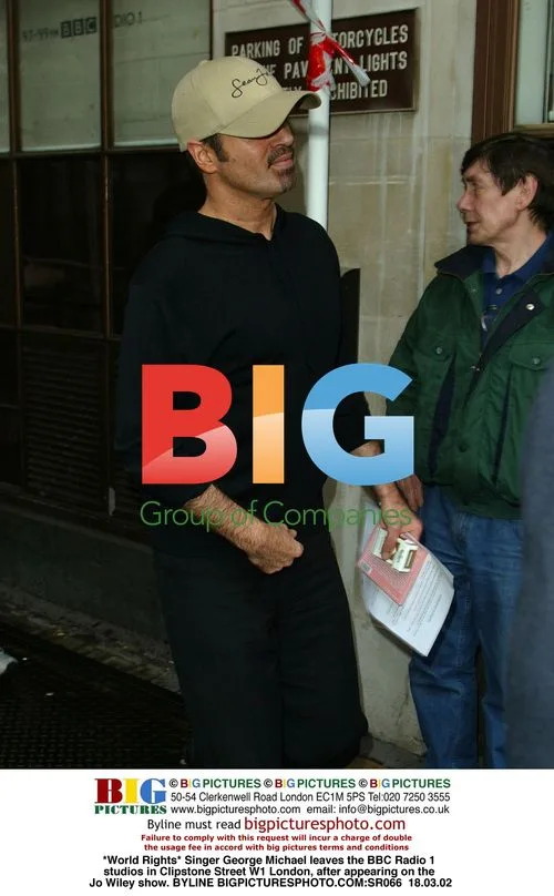 George Michael leaves BBC Radio 1 in London