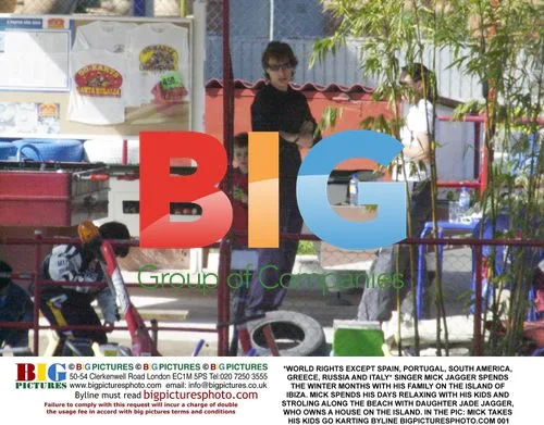 Mick Jagger Relaxes with Family