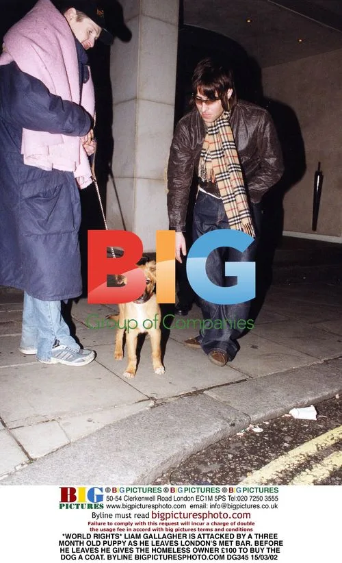 Liam Gallagher Attacked by Puppy
