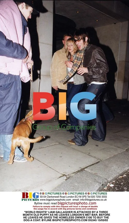 Liam Gallagher Attacked by Puppy