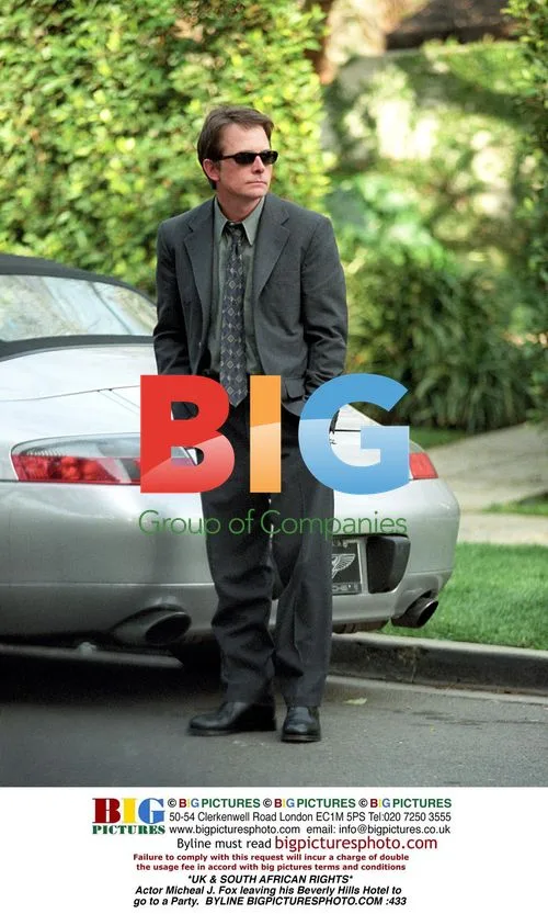 Micheal J. Fox Leaving Beverly Hills Hotel