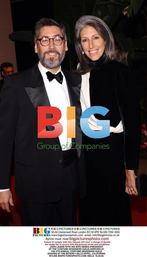 John Landis and Debra Arriving at Costume Designers Guild Awards