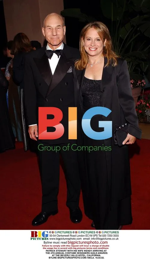 Patrick Stewart and wife at 4th Costume Designers Guild Awards