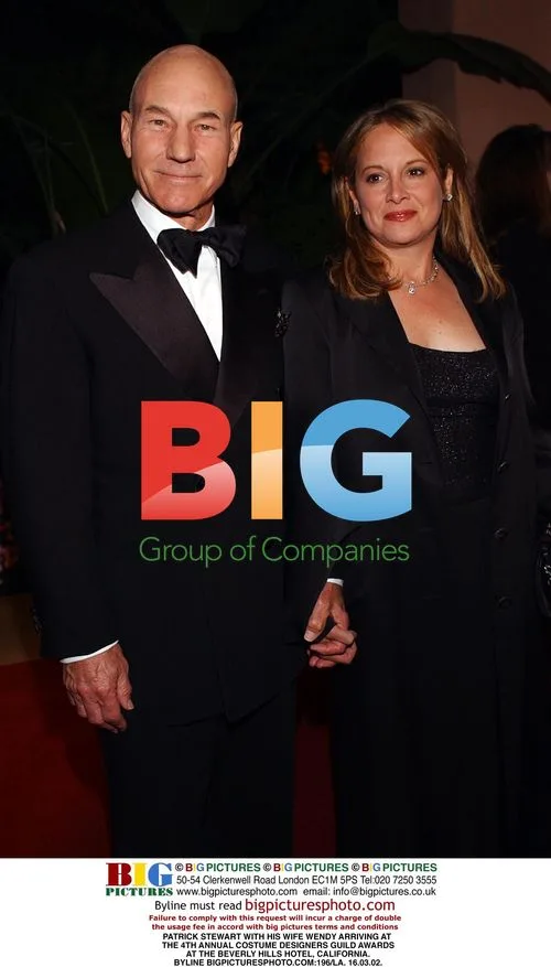 Patrick Stewart and wife at Costume Designers Guild Awards