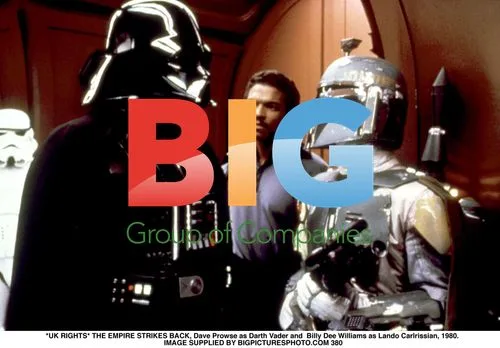 Prowse & Williams as Darth Vader and Lando Calrissian