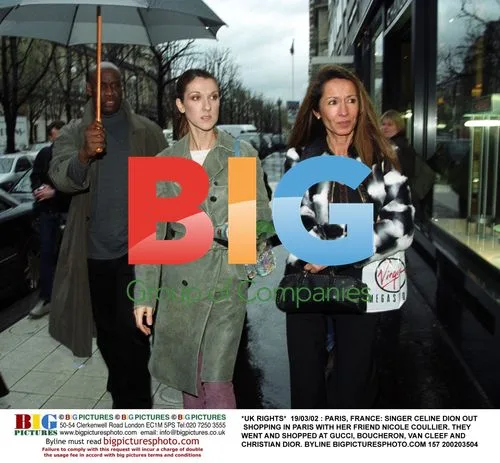 Celine Dion Shopping in Paris