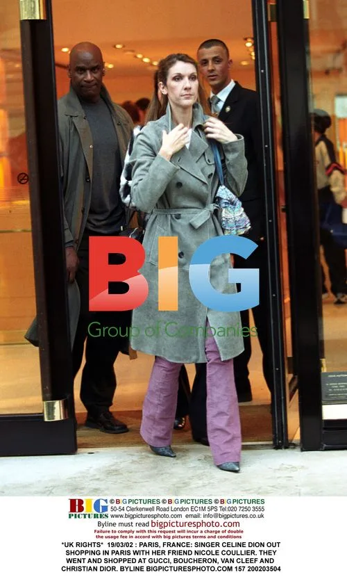 Celine Dion goes shopping in Paris